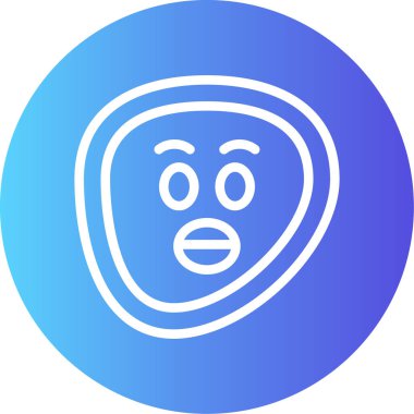 vektör emoji simgesi çizimi