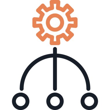 Modern simgenin vektör illüstrasyonu