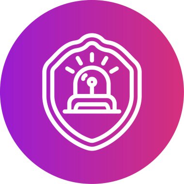 Tahliye Sondaj Hattı Gradyan Çemberi Simgesi