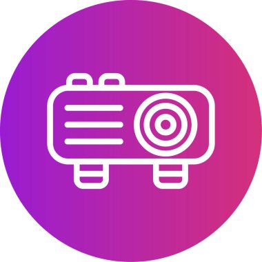 Gaz simgesinin vektör illüstrasyonu