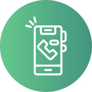 akıllı telefon simgesi vektör illüstrasyonu