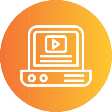 seo modern simgesinin vektör illüstrasyonu