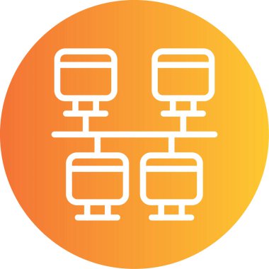 iş simgesi vektör illüstrasyonu