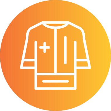 Eşsiz Gömlek Vektör Satırı Simgesi