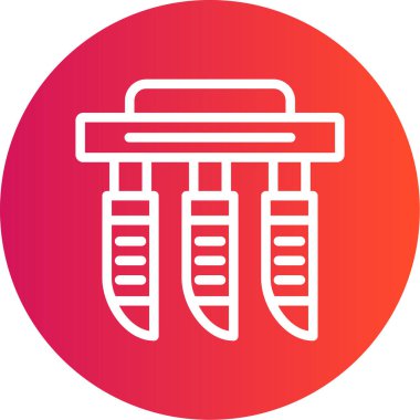 Fırça. Web simgesi basit tasarım