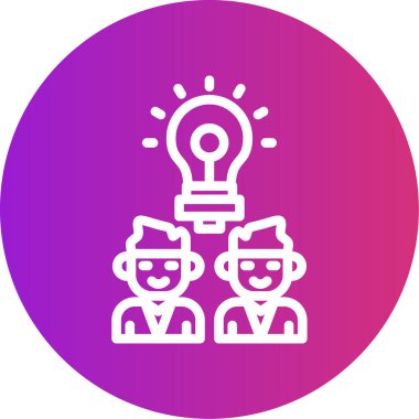 Bir insan simgesinin vektör illüstrasyonu