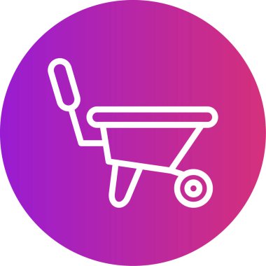 cart vector glyph icon design