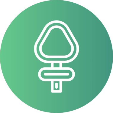 hafif lamba ikonu vektör illüstrasyonu