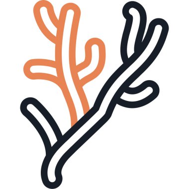 Bir çiçek simgesinin vektör illüstrasyonu