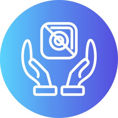 vektör el bir dünya simgesi tutuyor, illüstrasyon