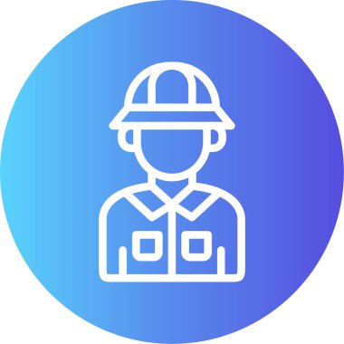 Bir insan simgesinin vektör illüstrasyonu