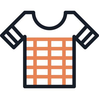 Gömlek vektör çizgisi simgesi, sembol, web, mobil uygulama, web sitesi simgesi. logo veya etiket.