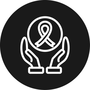 Kanser Farkındalığı vektör çizimi