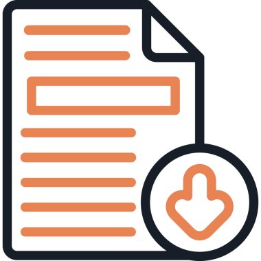 Tıbbi sigorta vektör simgesi modern çizgi çizimi