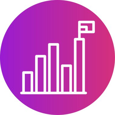 Bir bina simgesinin vektör illüstrasyonu