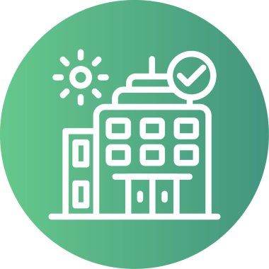 Üniversite simgesinin vektör illüstrasyonu