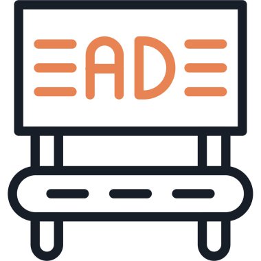 reklam panosu reklam simgesi