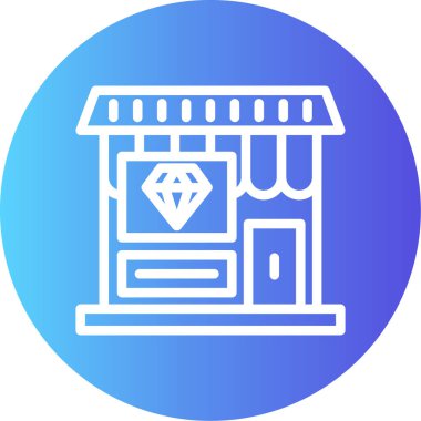 Alışveriş simgesi, vektör illüstrasyonu