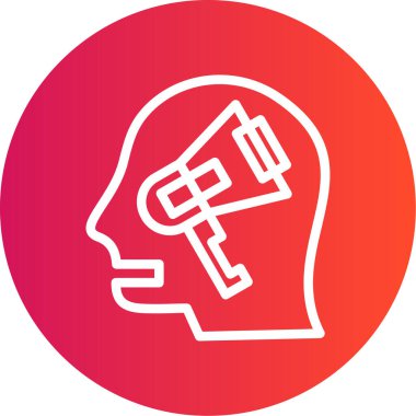 vektör Beyin simgesi sembolü