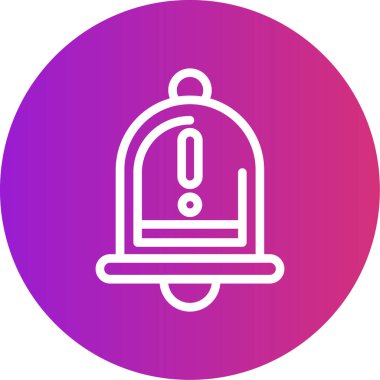 vektör bell simgesi simgesi