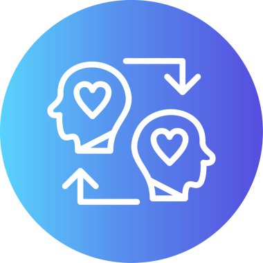 Aşk simgesinin vektör illüstrasyonu