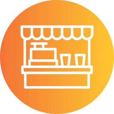 Gıda simgesinin vektör illüstrasyonu