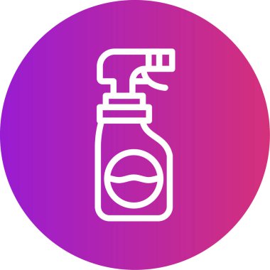 Sprey şişe. Basit simge