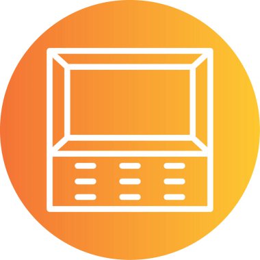 Hesap makinesi. Web simgesi basit tasarım