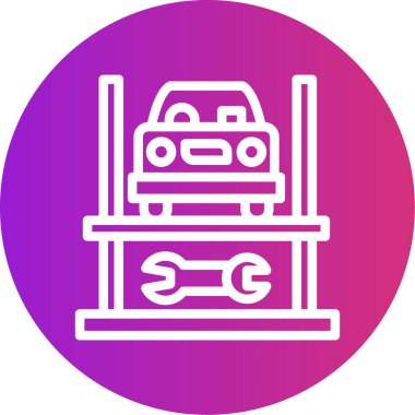 Modern simgenin vektör illüstrasyonu