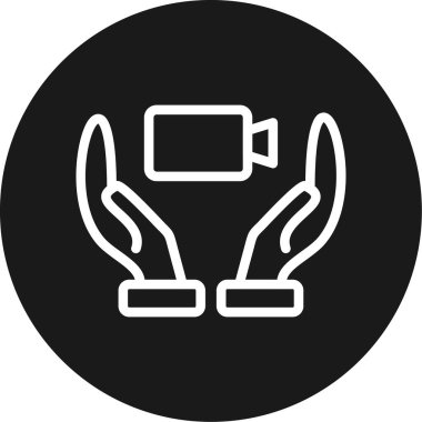 araba tamir servisi simgesi ana hatları biçiminde