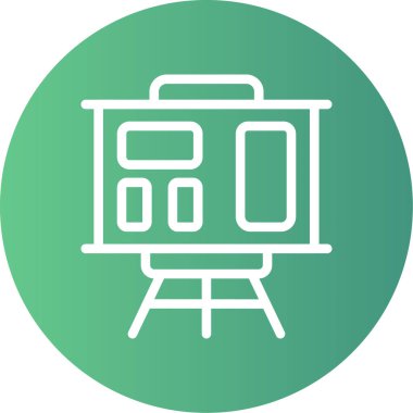 tren. Web simgesi basit illüstrasyon