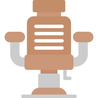 Spor salonu. Web simgesi vektör illüstrasyonu