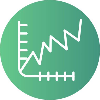 Grafik grafik vektör simgesi