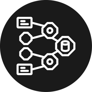 seo modern simgesinin vektör illüstrasyonu