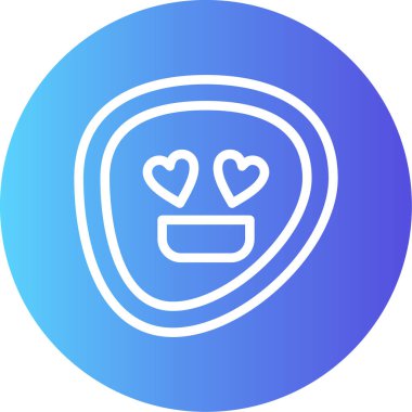 Kalp simgesinin vektör illüstrasyonu