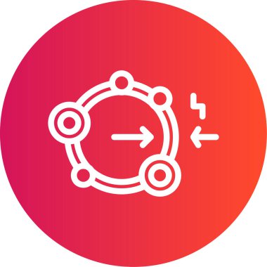 Modern bir web simgesinin vektör illüstrasyonu