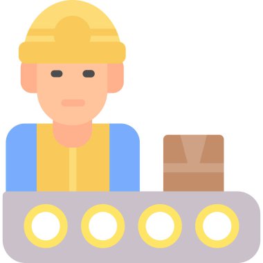 Alt düz vektör simgesi