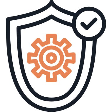 Teçhizat Web simgesi basit illüstrasyon