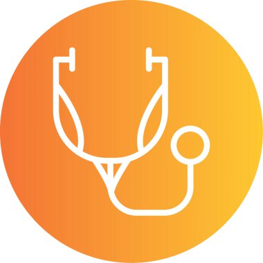 Tıbbi bir simgenin vektör illüstrasyonu