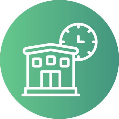 Benzersiz otel vektör simgesi