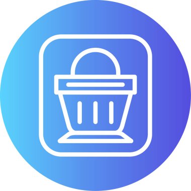 Sepet Simgesi vektör illüstrasyonu