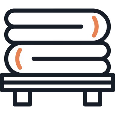 Kitap simgesi, vektör illüstrasyonu basit tasarım