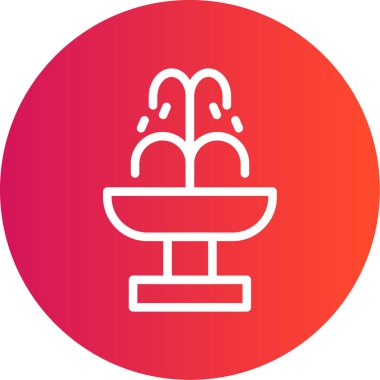 vektör su kaynağı ico