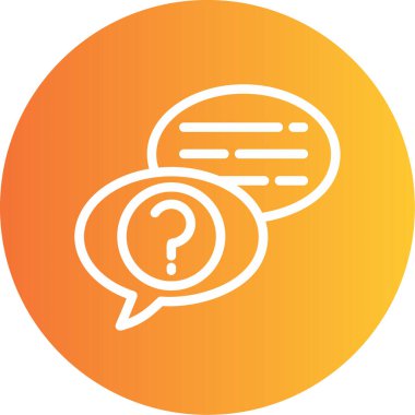 konuşma kabarcığı vektör çizimi