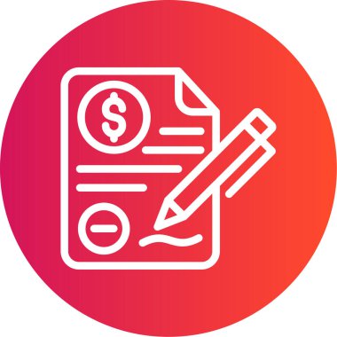 Dolar simgesi vektör illüstrasyonu