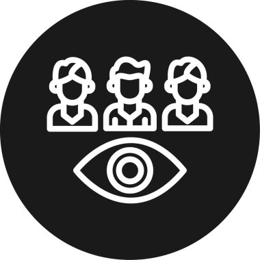 İnsan simgesinin vektör illüstrasyonu