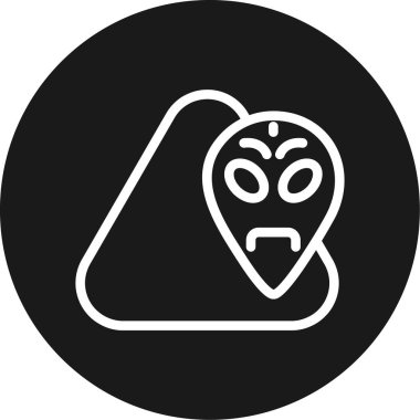 Modern simgenin vektör illüstrasyonu