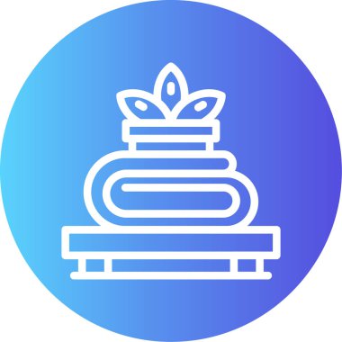 kek ikonu vektör illüstrasyonu