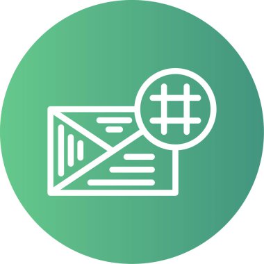 e- posta simgesi vektör illüstrasyonu