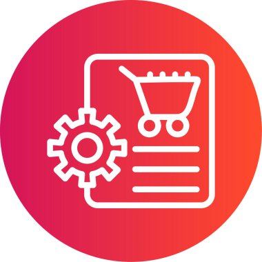 alışveriş sepeti simge vektör